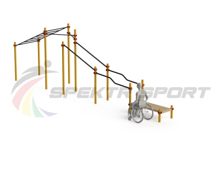 Купить Спортивный комплекс для инвалидов-колясочников WRK-D22_76mm в Кингисеппе 