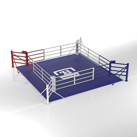 Купить Ринг боксерский напольный Totalbox на упорах 6х6м в Кингисеппе 