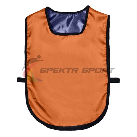 Купить Манишка футбольная двусторонняя универсальная Spektr Sport оранжево-синяя в Кингисеппе 